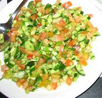Israeli salad Israeli salad picture